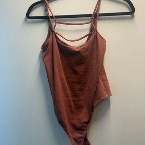Maroon Express Bodysuit
